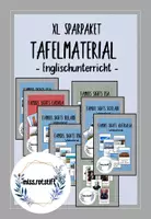Vorschau - Poster - Tafelmaterial - Bildkarten für den Englischunterricht - XL Materialpaket - Deckblatt