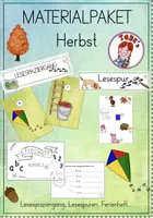 Vorschau - Arbeitsblätter - Materialpaket Herbst - Deckblatt