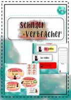 Vorschau - Poster - Classroom Phrases (frases útiles) und Verbfächer für Spanisch - Deckblatt