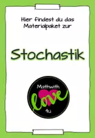 Vorschau - Arbeitsblätter - Materialpaket Stochastik - Deckblatt