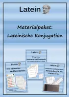 Vorschau - Arbeitsblätter - Materialpaket: Lateinische Konjugation - Deckblatt