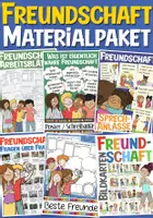 Vorschau - Arbeitsblätter - Materialpaket Freunde / Freundschaft - Deckblatt