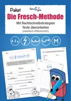 Vorschau - Arbeitsblätter - FRESCH Sparpaket, Texte überarbeiten - zweifach differenziert - Deckblatt
