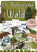 Vorschau - Stundenentwürfe - Der Wald - XXL Materialpaket: Waldtiere, Heimische Bäume bestimmen, Fußspuren, Herbarium... - Deckblatt