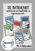 Vorschau - Stundenentwürfe - XXL Materialpaket Englischunterricht - Landeskunde - Inhaltsfelder - Kompetenztraining - Deckblatt