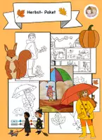 Vorschau - Stundenentwürfe - Großes Herbst Paket für die Grundschule, Grundschule Herbst, Herbst Klasse 1, Herbst Klasse 2, Herbst Klasse 3 - Deckblatt
