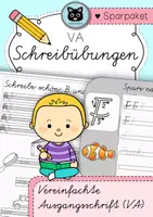 Vorschau - Arbeitsblätter - SPARPAKET Schreibübungen Vereinfachte Ausgangsschrift (VA) - Deckblatt