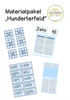 Vorschau - Spiele - Materialpaket Übungen zur Hundertertafel - Deckblatt