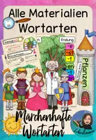 Vorschau - Stundenentwürfe - Komplettpaket Material Wortartenmärchen -wachsend- - Deckblatt