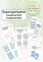Vorschau - Spiele - Supersparpaket Hundertertafel/Hunderterfeld - Deckblatt