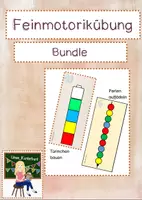 Vorschau - Fördermaterial/Inklusion - Feinmotorik Bundle - Deckblatt