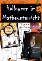 Vorschau - Arbeitsblätter - Materialpaket: Halloween im Matheunterricht - Deckblatt