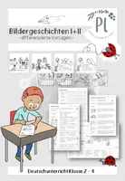 Vorschau - Arbeitsblätter - Bildergeschichten Set I und II (Klasse 2-4) - Deckblatt