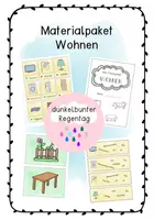 Vorschau - Arbeitsblätter - Materialpaket Wohnen - Deckblatt