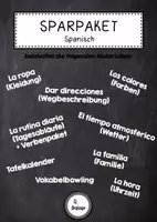 Vorschau - Unterrichtsreihen - Sparpaket - Spanisch - Deckblatt
