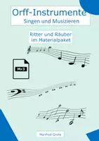 Vorschau - Arbeitsblätter - Über Ritter und Räuber - eine mittelalterliche Atmosphäre - Deckblatt