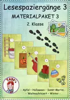 Vorschau - Spiele - Lesespaziergang (3-fach differenziert) - Materialpaket 3 - Deckblatt