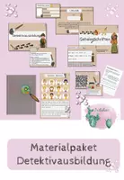 Vorschau - Arbeitsblätter - Detektivausbildung Materialpaket - Deckblatt