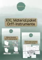 Vorschau - Arbeitsblätter - XXL Materialpaket Orff-Instrumente (Stationsarbeit + ABs) - Deckblatt