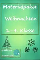 Vorschau - Arbeitsblätter - Sparpaket "Weihnachten" 1. - 4. Klasse Deutsch und Mathe - Deckblatt