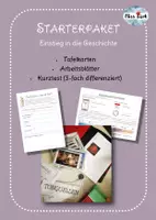 Vorschau - Arbeitsblätter - Sparpaket Anfangsunterricht - Einstieg in die Geschichte - Deckblatt