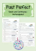 Vorschau - Arbeitsblätter - Arbeitsblätter Past Perfect Simple, Past Perfect Continuous - Deckblatt