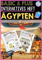 Vorschau - Stundenentwürfe - SPARPAKET: Ägypten Interaktives Heft BASIC & Plus | Distance Learning geeignet - Deckblatt