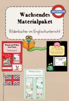 Vorschau - Stundenentwürfe - Wachsendes Materialpaket 'Bilderbücher im Englischunterricht' - Deckblatt