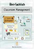 Vorschau - Stationenlernen - Classroom Management Materialpaket - Deckblatt