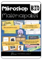 Vorschau - Arbeitsblätter - Materialpaket Mikroskop - Deckblatt
