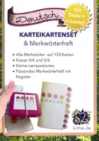 Vorschau - Arbeitsblätter - FRESCH Merkwörter-Karteikarten, Übungsheft und 8 Tests - Deckblatt
