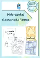 Vorschau - Arbeitsblätter - Materialpaket - Geometrische Formen Klasse 2 - Deckblatt