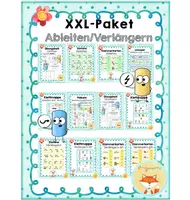 Vorschau - Arbeitsblätter - XXL-Paket - Rechtschreibstrategien Verlängern/Ableiten - Deckblatt