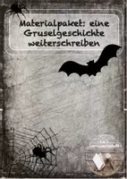 Vorschau - Stundenentwürfe - Materialpaket: Eine Gruselgeschichte weiterschreiben - Deckblatt