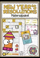 Vorschau - Arbeitsblätter - NEW YEAR'S RESOLUTIONS - Materialpaket (Fokus: will-future) - Deckblatt