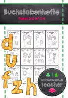 Vorschau - Arbeitsblätter - Buchstabenhefte Paket 2 Buchstaben Uu Ff Dd Zz Hh - Deckblatt