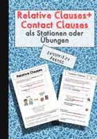 Vorschau - Arbeitsblätter - Sparpaket: Relative Clauses - Einführung und Contact Clauses - Deckblatt