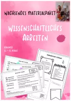Vorschau - Arbeitsblätter - Wissenschaftliches Arbeiten in Biologie - Wachsendes Materialpaket für die Sekundarstufe I und II - Deckblatt