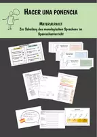 Vorschau - Arbeitsblätter - Schulung des monologischen Sprechens im Spanischunterricht - Deckblatt