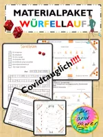 Vorschau - Arbeitsblätter - Materialpaket-Würfellauf (Basketball-Ausdauer-Fußball) - Deckblatt