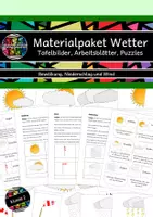 Vorschau - Arbeitsblätter - Materialpaket Wetter - Deckblatt