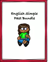Vorschau - Arbeitsblätter - English Simple Past Bundle: 4 Products@ 25% RABATT! (Englisches Paket) - Deckblatt