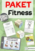 Vorschau - Arbeitsblätter - Materialpaket - Fitness - Deckblatt
