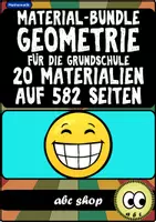 Vorschau - Arbeitsblätter - Das große Geometrie-Bundle: 20 Materialien auf 582 Seiten - Deckblatt