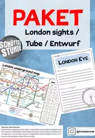 Vorschau - Stundenentwürfe - PAKET - London tube / factsheets / Entwurf - Deckblatt