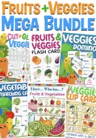 Vorschau - Unterrichtsreihen - Fruits + Vegetables Materialpaket Englisch (food) - Deckblatt
