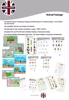 Vorschau - Unterrichtsreihen - Animal Bundle (farm, sea, African animals and woodland) - Deckblatt