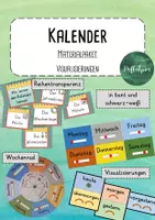 Vorschau - Stundenentwürfe - Kalender - Materialpaket - Rund um das Jahr - Deckblatt
