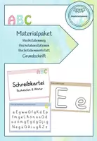 Vorschau - Spiele - Materialpaket: Buchstabenstationen, Buchstabenwerkstatt - Grundschrift - Deckblatt