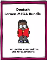 Vorschau - Arbeitsblätter - Deutsch Lernen Paket: TOP 30 Produkte @50% Rabatt! (DaF/DaZ) - Deckblatt
